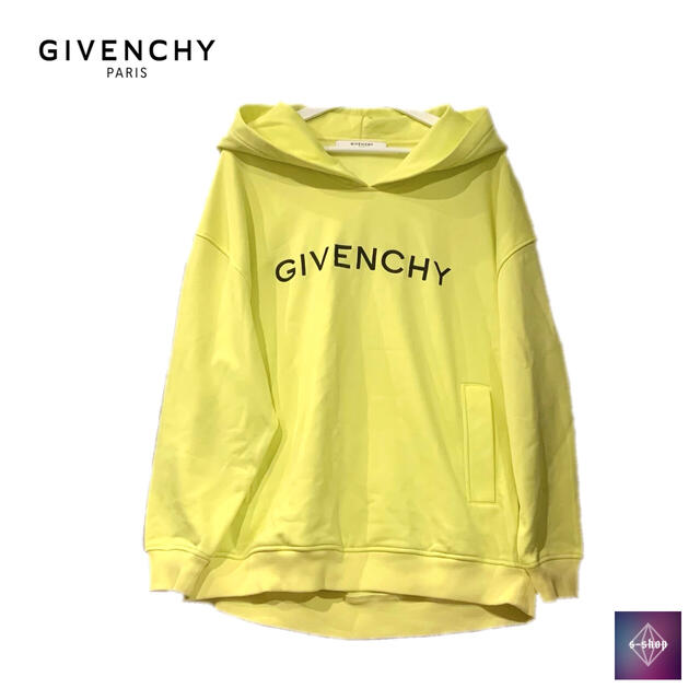 独特の上品 GIVENCHY イエロー メンズ トレーナー トップス パーカー