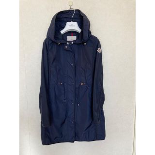 モンクレール(MONCLER)のモンクレール　アンテミス　00 ネイビー　ノーカラー　紺　国内正規品(スプリングコート)