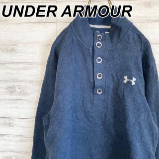 アンダーアーマー(UNDER ARMOUR)のLサイズ 古着 アンダーアーマー スウェット ネイビー(スウェット)