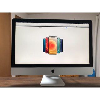 アップル(Apple)の【即発送可】iMac 27インチ2019 5K 72GB 1TB CTO (デスクトップ型PC)