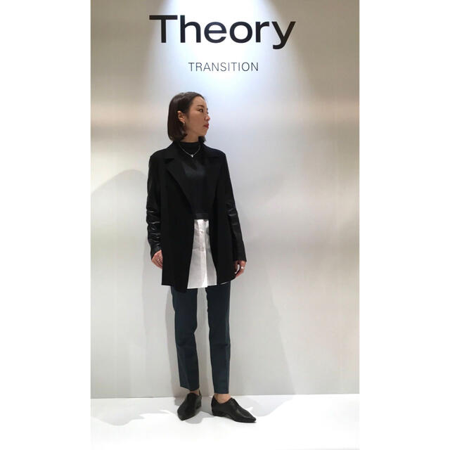 theory(セオリー)のMama様専用 Theory 20aw 異素材レイヤードプルオーバー レディースのトップス(ニット/セーター)の商品写真