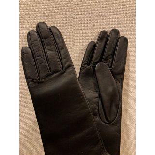 エイチアンドエム(H&M)の新品・未使用　H&M レザー手袋　Sサイズ　BLACK dark(手袋)