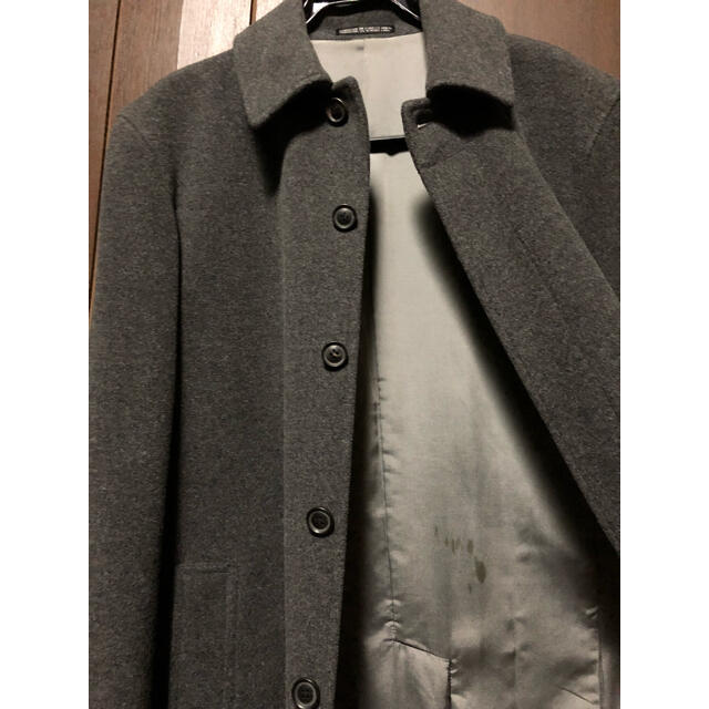 COMME CA DU MODE MEN コート ステンカラー グレー 3 - ステンカラーコート