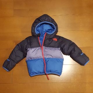 ザノースフェイス(THE NORTH FACE)の★お得価格★男の子　ダウン　リバーシブル　青　ノースフェイス　防寒(コート)