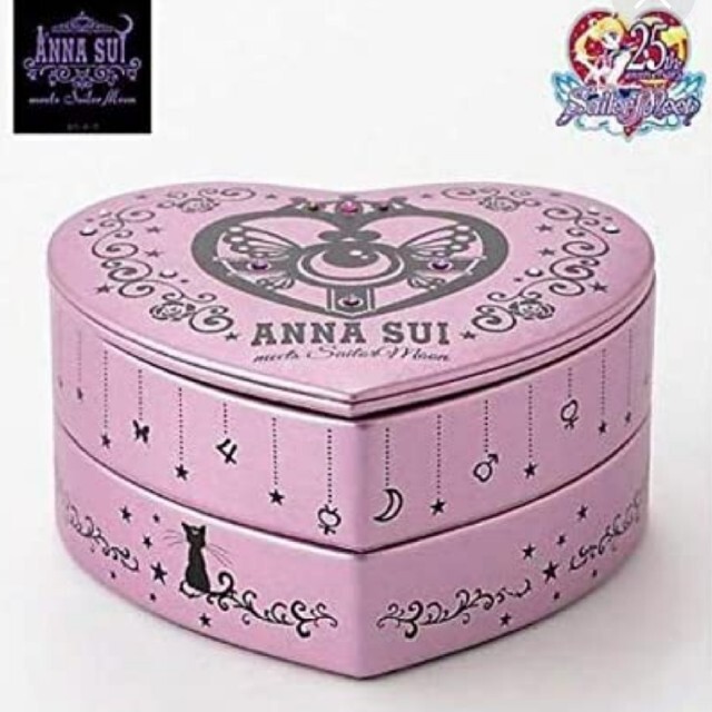 ANNA SUI(アナスイ)の値下げ 新品　未使用　アナスイ　セーラームーン　コラボ　ジュエリーボックス　 レディースのアクセサリー(その他)の商品写真