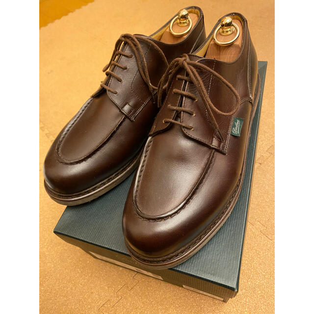 最新の激安 Paraboot サイズ7.5 シューツリー付 CHAMBORD marron 中華