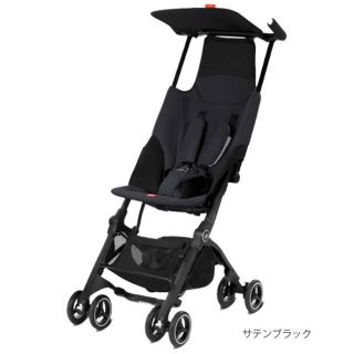 サイベックス(cybex)のサイベックス gb B型ベビーカー  ポキット サテンブラック 黒(ベビーカー/バギー)