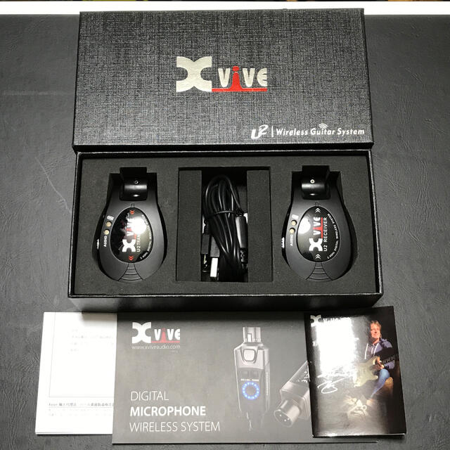 xvive xv-u2 black ギターワイヤレス 楽器のギター(シールド/ケーブル)の商品写真