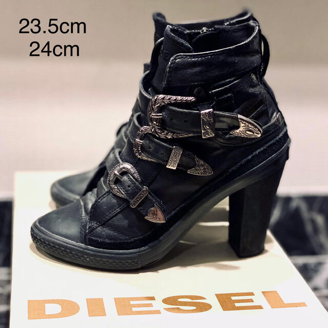DIESEL(ディーゼル)のディーゼル　DIESEL ショートブーツ レディース　23.5〜24cm レディースの靴/シューズ(ブーツ)の商品写真
