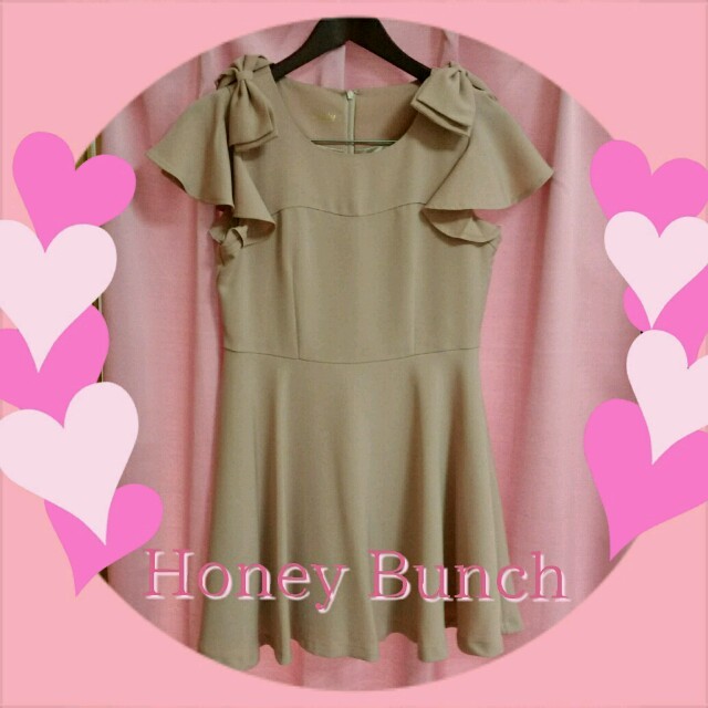 Honey Bunch(ハニーバンチ)のHoney Bunch♡ケイティワンピ レディースのワンピース(ひざ丈ワンピース)の商品写真