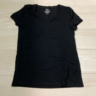 ジーユー(GU)のGU Tシャツ カットソー　黒(カットソー(長袖/七分))