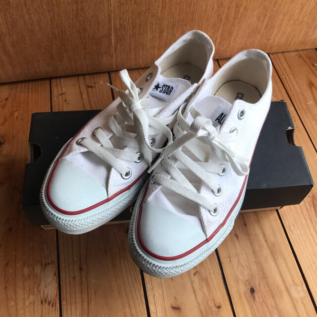 CONVERSE(コンバース)のCONVERSE コンバース オールスター ローカット 24cm ホワイト レディースの靴/シューズ(スニーカー)の商品写真