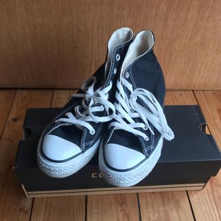 コンバース(CONVERSE)のCONVERSE コンバース オールスター 24cm ハイカット ブラック(スニーカー)