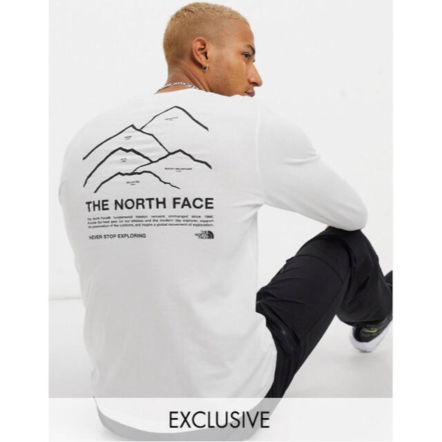 【Sサイズ】新品 THE NORTH FACE Peaks ロンT ホワイト