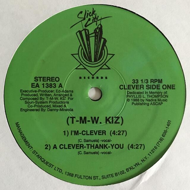 ヒップホップ+ラップ T-M-W. Kiz - I'm-Clever