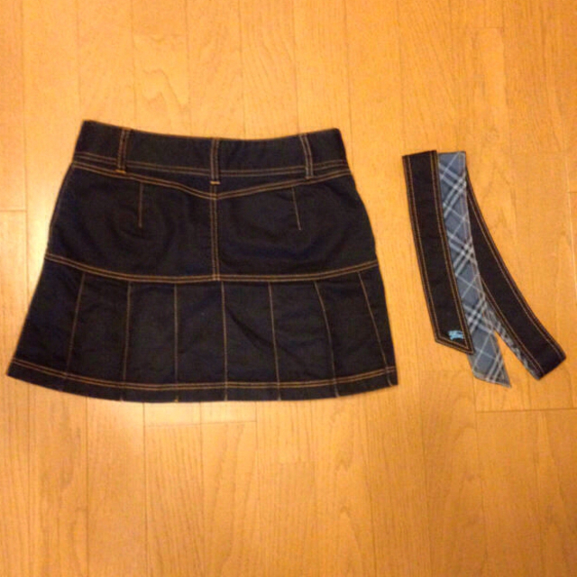 BURBERRY(バーバリー)のバーバリーブルーレーベル♡デニムスカート レディースのスカート(ミニスカート)の商品写真