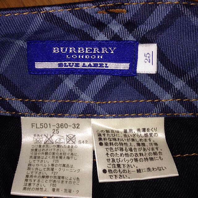 BURBERRY(バーバリー)のバーバリーブルーレーベル♡デニムスカート レディースのスカート(ミニスカート)の商品写真