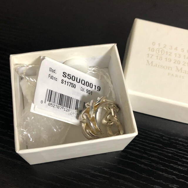 時間指定不可】 Mサイズ 未使用 Maison Margiela リング シルバー