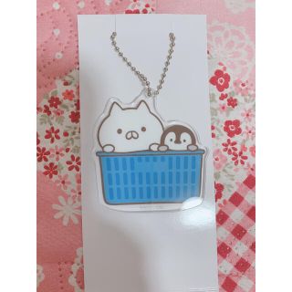 ねこぺん日和　ローソン　アクリルキーホルダー　かご(ぬいぐるみ/人形)