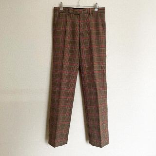 ドリスヴァンノッテン(DRIES VAN NOTEN)の18aw DRIES VAN NOTEN  ストレートチェックパンツ(スラックス)