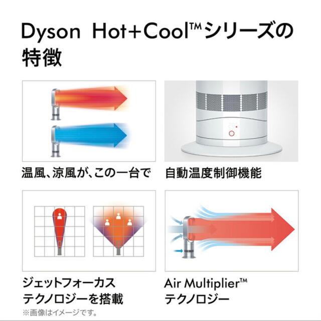 新品未開封　ダイソン Dyson Hot+Cool AM09IB
