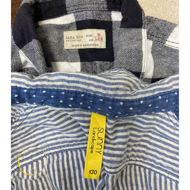 ネルシャツ　２点セット キッズ/ベビー/マタニティのキッズ服男の子用(90cm~)(ブラウス)の商品写真