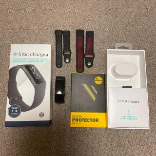 ☆美品☆ fitbit charge4 ブラック(腕時計(デジタル))