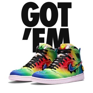 ナイキ(NIKE)のNike×J.Balvin air jordan 1 retro high og(スニーカー)