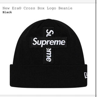 シュプリーム(Supreme)の完売　supreme cross box logo beanie ブラック(ニット帽/ビーニー)