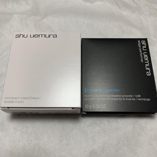 シュウウエムラ(shu uemura)のシュウウエムラ　カラレス　フェイスパウダー　新品 コンパクトケース　ブラック付(フェイスパウダー)