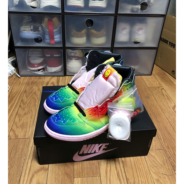 NIKE(ナイキ)のJORDAN 1 J BALVIN SIZE 27.5CM メンズの靴/シューズ(スニーカー)の商品写真