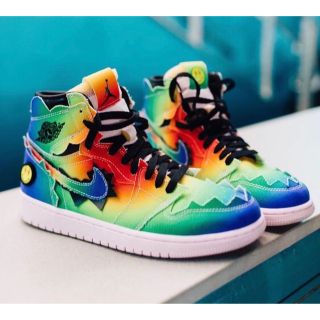 ナイキ(NIKE)のJ Balvin × NIKE AIR JORDAN 1 HIGH / 24.5(スニーカー)