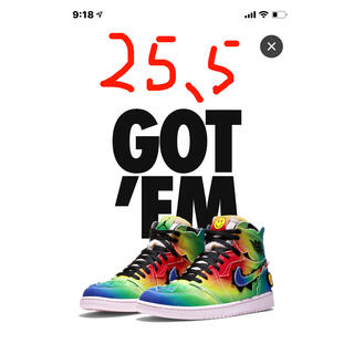 ナイキ(NIKE)のAIR JORDAN1 RETRO HIGH OG J.Balvin 25.5(スニーカー)