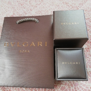 ブルガリ(BVLGARI)のBVLGARI リング💍ケースとショップ袋1枚メッセージカード1枚付き✧︎(その他)