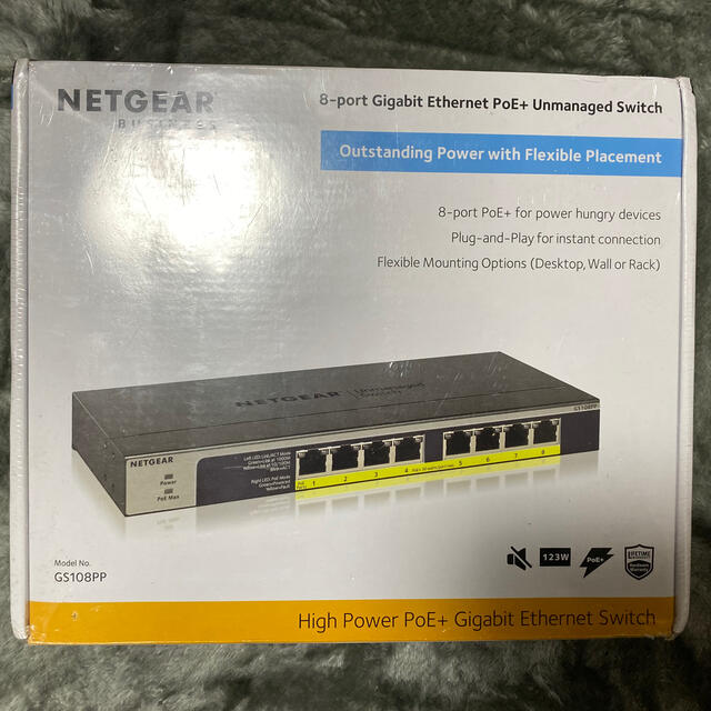 PC/タブレットNETGEAR GS108PP