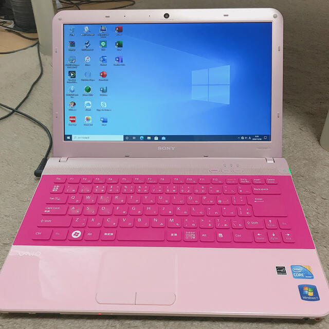 VAIO ピンク　ノートパソコン