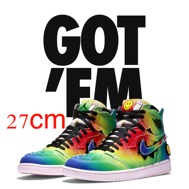 27cm Balvin NIKE AIR JORDAN 1 HI OG ナイキ