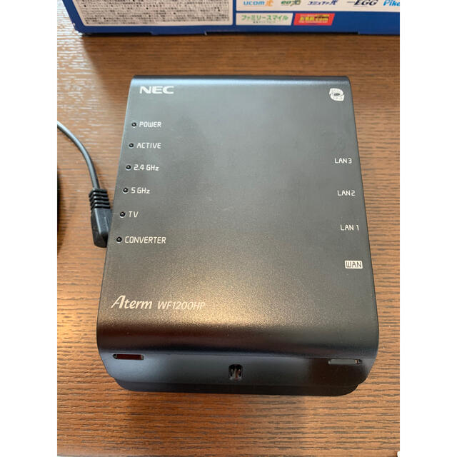 NEC(エヌイーシー)のビッグ様専用 在庫限り! Wi-Fiルーター NEC PA-WF1200HP2  スマホ/家電/カメラのPC/タブレット(PC周辺機器)の商品写真