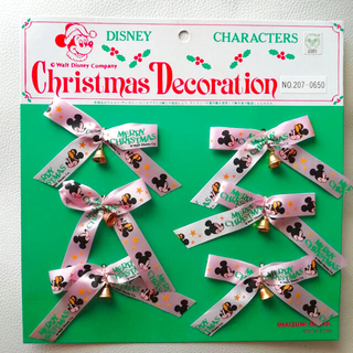 ディズニー(Disney)の【新品】DISNEY CHRISTMAS DECORATION🎀🎄(キャラクターグッズ)
