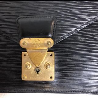 ルイヴィトン(LOUIS VUITTON)の確認用⭐︎LOUIS VUITTONセカンドバッグBLACK(セカンドバッグ/クラッチバッグ)