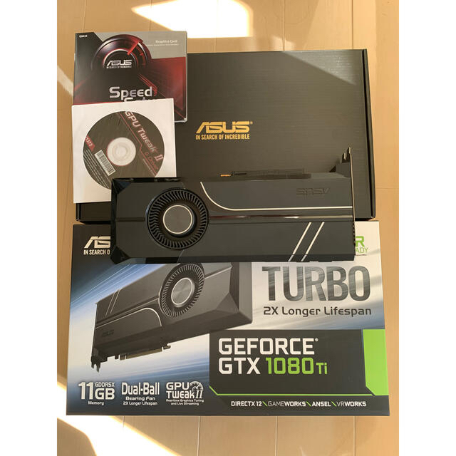 使用時間少　TURBO-GTX1080TI-11G グラボ　グラフィックボード