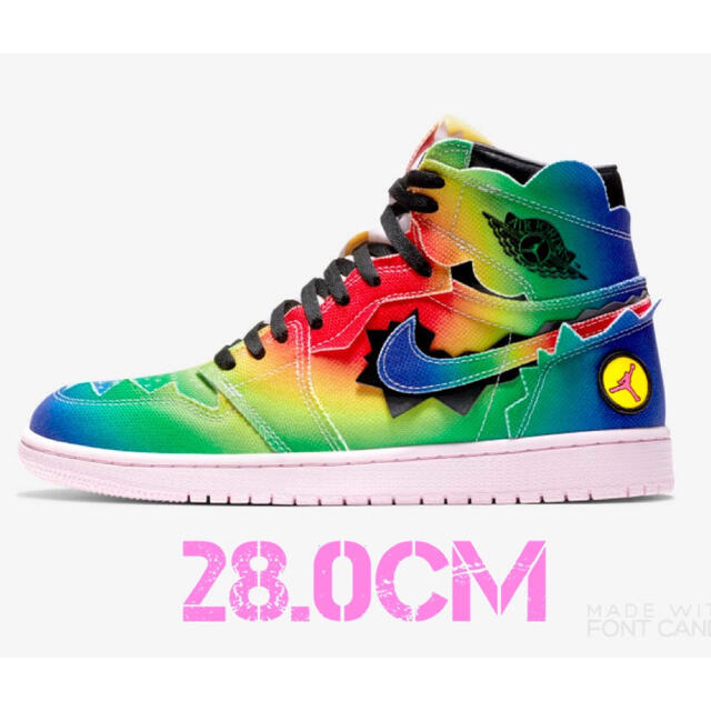 Jordan 1 Retro High J Balvin 28.0cm