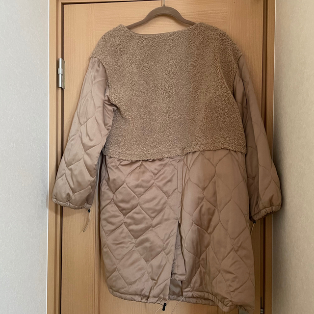Kastane(カスタネ)のkastane ボアキルトドッキングコート  レディースのジャケット/アウター(その他)の商品写真