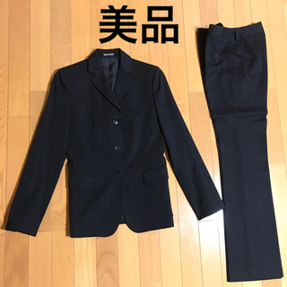 コムサデモード(COMME CA DU MODE)のCOMME CA DU MODE パンツスーツ　黒　Ｓサイズ(スーツ)