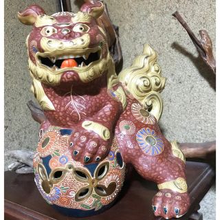 シーサー 置物 九谷 陶芸品(置物)