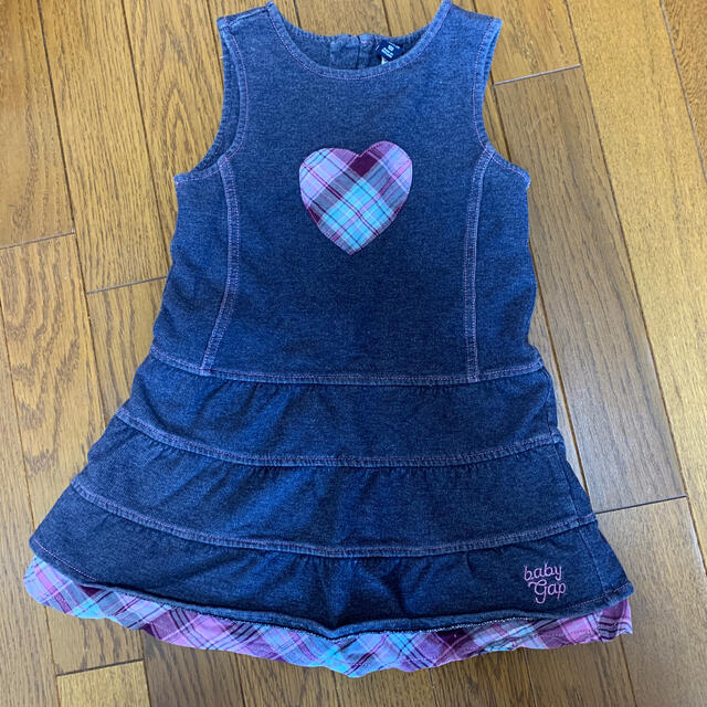 babyGAP(ベビーギャップ)のベビーギャップ　ワンピース　100cm キッズ/ベビー/マタニティのキッズ服女の子用(90cm~)(ワンピース)の商品写真