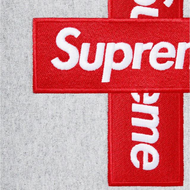 Supreme Cross Box Logo Hooded Sweatshirt