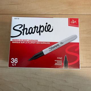 Sharpie 黒 ブラック 中字 6本セット(その他)