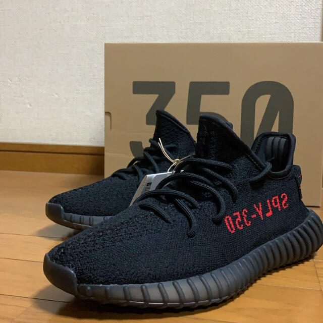 adidas(アディダス)のadidas YeezyBoost350 V2 Black Red メンズの靴/シューズ(スニーカー)の商品写真