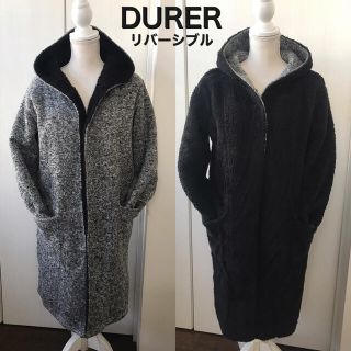 デュレル(Durer)のDURER リバーシブルコート　ボアコート(ロングコート)